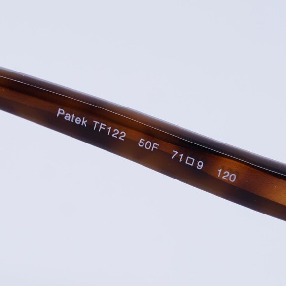 Tom Ford FT0122 PATEK 50F Sunglasses Brown Geometric Frame, Brown Lenses - Picture 4 of 8